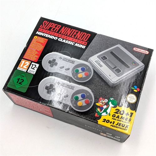Super Nintendo Classic Mini - Komplet I Æske - Konsol - SNR SEE112853846 (A Grade) (Genbrug)
